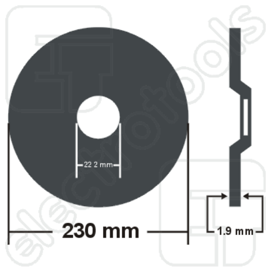 Imagine Disc de debitare inox Klingspor A 46 TZ Special, 230 x 22.23 x 1.9 mm