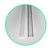 Imagine Dispersor transparent pentru profil colț - 2 metri 05-30-05712