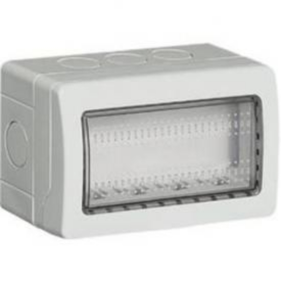 Imagine Doza cadru 4 module Matix Bticino 25504, montaj aparent, IP55