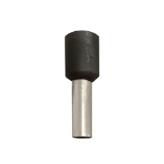 Imagine Pini terminali izolați negri pentru cablu 1.5 mm²