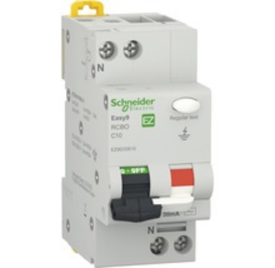 Imagine Siguranță automată modulară diferențială Schneider Electric Easy9 10A 1P+N 30mA curba C