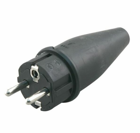 Imagine Stecher cauciuc negru IP44 514K/N