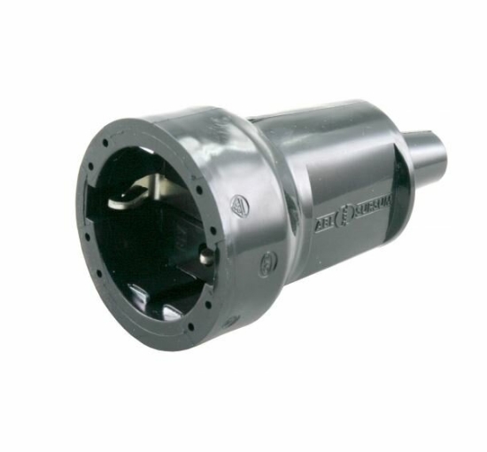Imagine Stecher cauciuc negru IP44 514K/N
