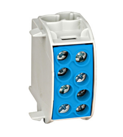 Imagine Clema de derivație izolată Schrack Technik IK026220, cablu Cu, 35mm², 1P, albastru