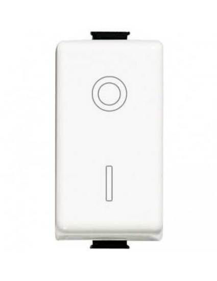 Imagine Întrerupător simplu 16A modular 1M 2P alb AM5011