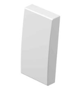 Imagine Întrerupător modular cap scară alb 1M Panasonic Thea