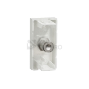 Imagine Priză TV cablu coaxial tip F 1M alb Noua Unica