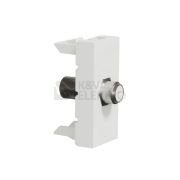 Imagine Priză TV cablu coaxial tip F 1M alb Noua Unica