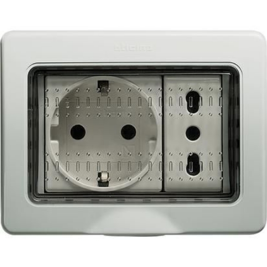 Imagine Doză aparentă modulară 3M gri IP55