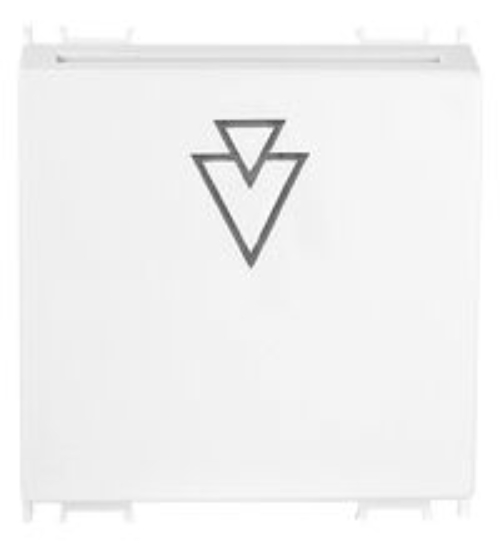 Imagine Intrerupator modular cap scara cu revenire cu LED Panasonic, alb, 1M, Thea Optima
