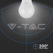 Imagine Bec LED V-TAC A60 E27 10.5W 6500K Alb Rece