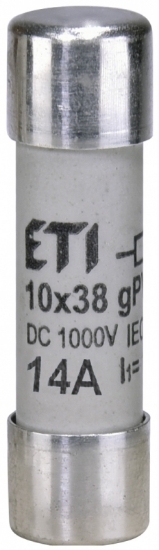 Imagine Siguranță cilindrică CH10x38 gPV 14A/1000V DC 2625079