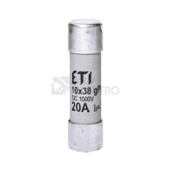 Imagine Siguranță fuzibilă cilindrică DC 20A/1000V CH10x38 gPV ETI