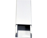 Imagine Canal cablu 40 x 40 mm, 2 m, alb, PVC ignifugat