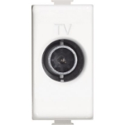 Imagine Priză TV coaxială directă 1M alb Matix