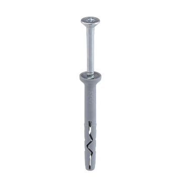 Arată detalii pentru Diblu cu cui percuție 8x120 mm Imagine Diblu cu cui percuție 8x120 mm
