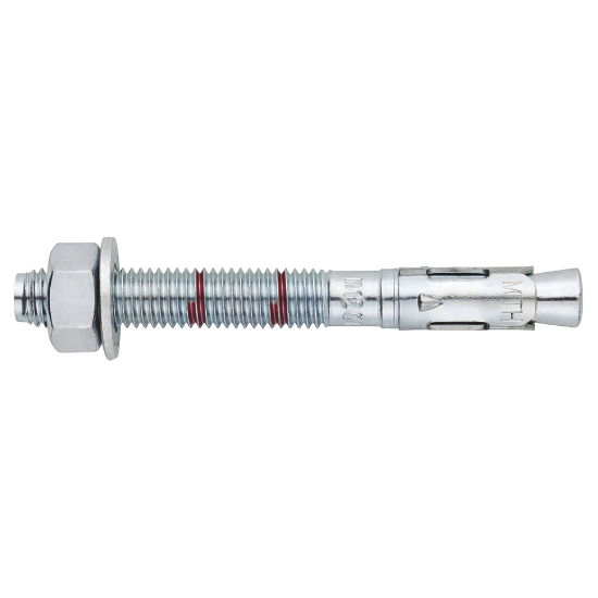 Imagine Ancora cu cep cilindric și clemă, oțel zincat, Ø 8 x 90 mm