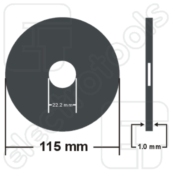 Imagine Disc de tăiere inox Bosch AS 60 T INOX BF, 115x1mm