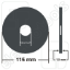 Imagine Disc de tăiere inox Bosch AS 60 T INOX BF, 115x1mm