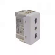 Imagine Întrerupător cap scară 16A modular 1M alb AM5003