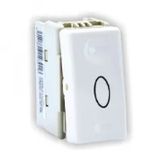 Imagine Întrerupător cap scară 16A modular 1M alb AM5003