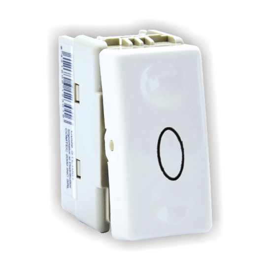 Imagine Întrerupător cap scară 16A modular 1M alb AM5003