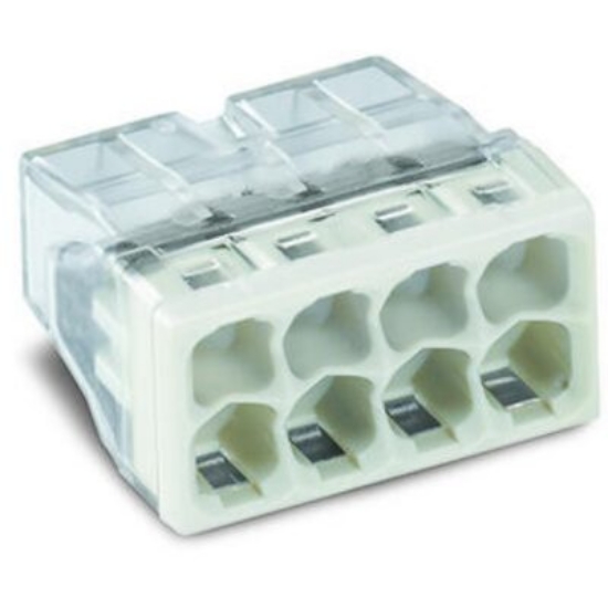 Imagine Clema de conexiune fără șurub WAGO 4x2,5mm² 2273-204