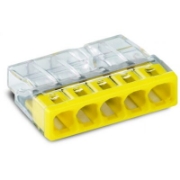 Imagine Clema de conexiune fără șurub WAGO 4x2,5mm² 2273-204