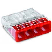 Imagine Clema de conexiune fără șurub WAGO 4x2,5mm² 2273-204