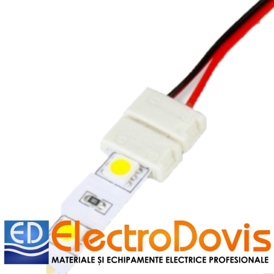 Imagine Conector pentru bandă LED monocoloră de 8mm