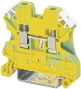 Imagine Conector șină DIN Phoenix Contact verde/galben 4mm²