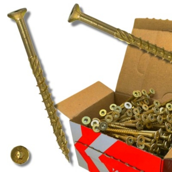 Imagine Șurub PAL sau lemn cu cap înecat 4.5x50, ZG PZ2, DIN 7505 - 250 buc SEA