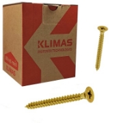 Imagine Șurub PAL sau lemn cu cap înecat 4.5x50, ZG PZ2, DIN 7505 - 250 buc SEA