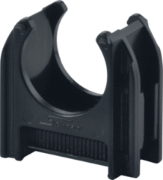 Imagine Clips pentru tub rigid negru HF stabilizat UV cu autostingere D25