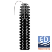 Imagine Tub flexibil PVC Ø13mm, negru, 50m/colac