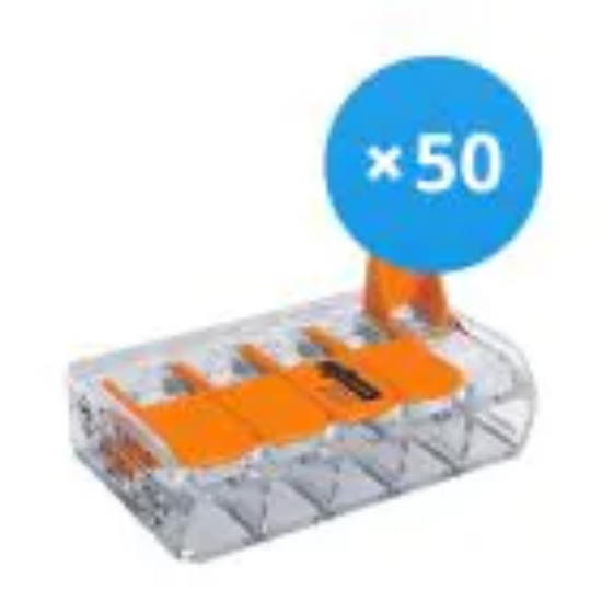 Imagine Conector WAGO RAPID DOZA CU PÂRGHIE 5 INTRĂRI 32A 4MM²