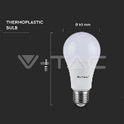 Imagine Bec LED V-TAC A60 E27 8.5W 6500K