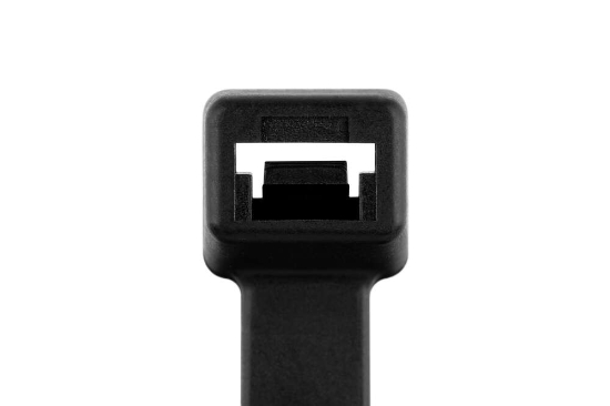 Imagine Legături de cablu din nailon 4,8x370 mm negre