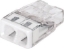 Imagine Clema de legătură rapidă WAGO 2273-202 pentru conductori rigizi 2x2,5mm², transparentă