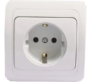 Imagine Priză Schuko 10/16A Modulară 2M Albă Matix