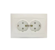 Imagine Priză Schuko 10/16A Modulară 2M Albă Matix
