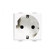Imagine Priză Schuko 10/16A Modulară 2M Albă Matix