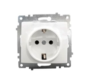 Imagine Priză Schuko 10/16A Modulară 2M Albă Matix