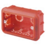 Imagine Doza aparat încastrată tencuială 3 module Gewiss GW24403