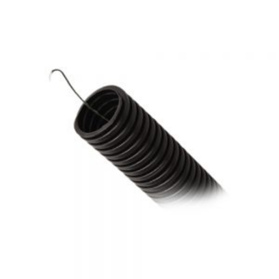 Imagine Tub flexibil PVC Gewiss DX15120R, D exterior 20 mm, 750 N, cu fir de tragere, rola 100 m