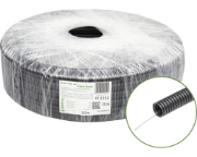 Imagine Tub flexibil gofrat EXTRO FLEX dur Ø16 mm, 750N, fără fir de tragere, rezistent UV, HF, rola 50 m