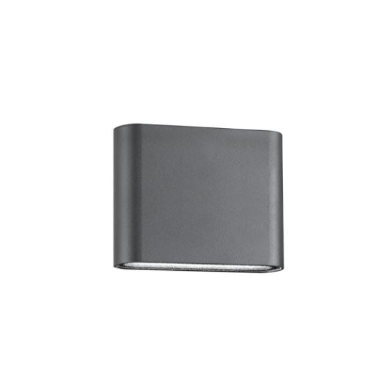 Imagine Aplica de perete LED pentru exterior CHALET 9W IP54 Gri Închis 3000K
