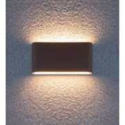 Imagine Aplica LED de exterior TWILL 11W gri maro închis alb mat iluminare sus jos IP65