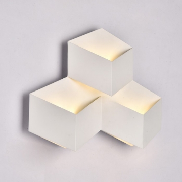 Arată detalii pentru Aplica LED V-TAC 9W VT-709 4000K Cub Alb Imagine Aplica LED V-TAC 9W VT-709 4000K Cub Alb
