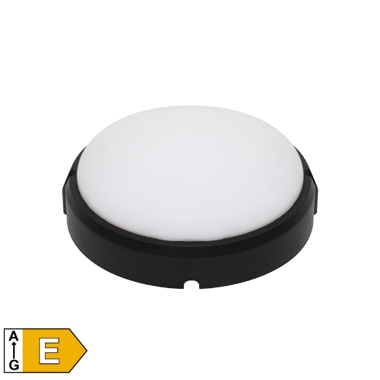 Imagine Aplica/plafoniera LED rotunda 18W 4000K negru